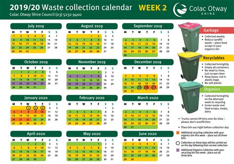 Waste and Recycling Collection Schedule .